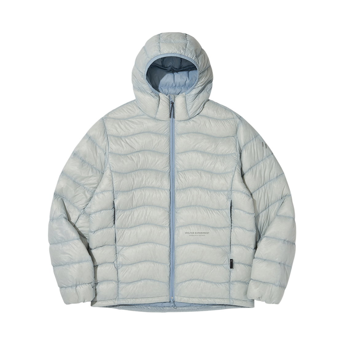 WBEWHD002LG WELTER EXPERIMENT Thermotrail Lightweight Pertex Down Jacket Light Gray
