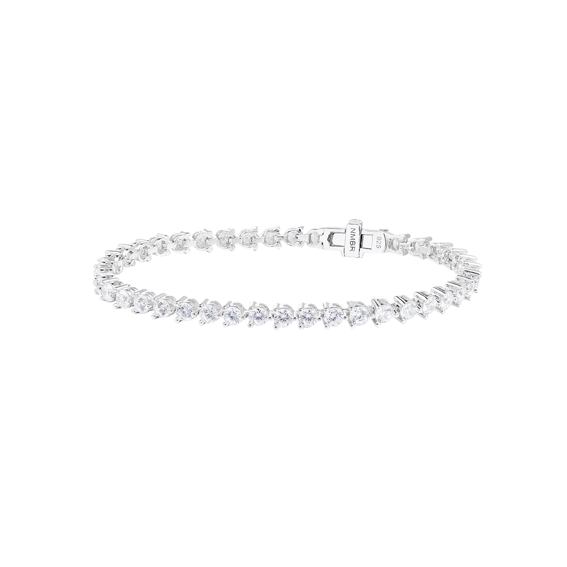 넘버링 #3910 (3mm) N-dia 테니스 브레이슬릿 3 프롱(NUMBERING #3910 (3mm) N-dia Tennis Bracelet 3 Prong)