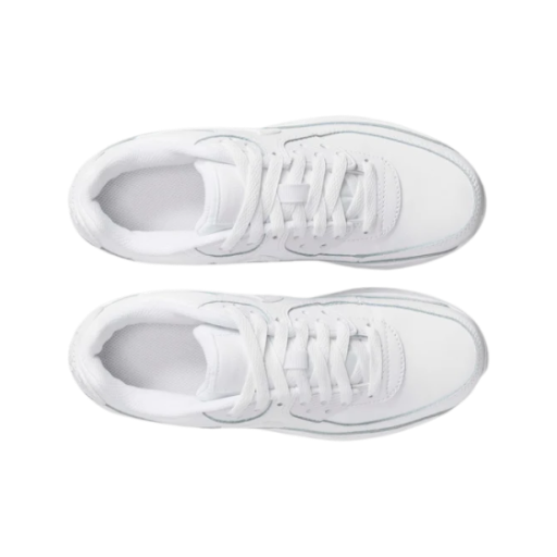 (GS) 나이키 에어맥스 90 화이트 메탈릭 실버((GS) Nike Air Max 90 White Metallic Silver) - 2