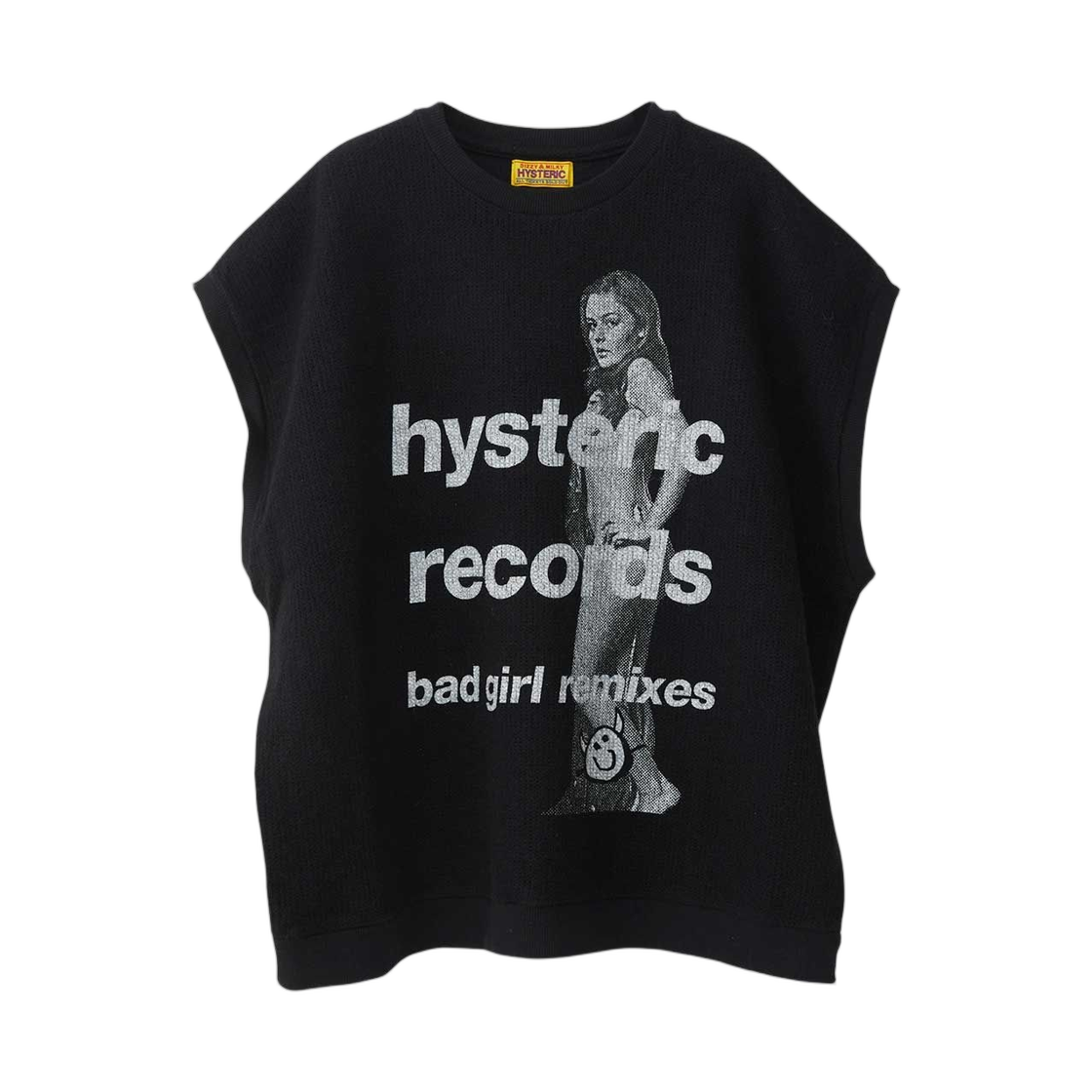 (W) 히스테릭 글래머 배드 걸 리믹스 에센셜 블랙((W) Hysteric Glamour Bad Girl Remix Essentials Black) - 1