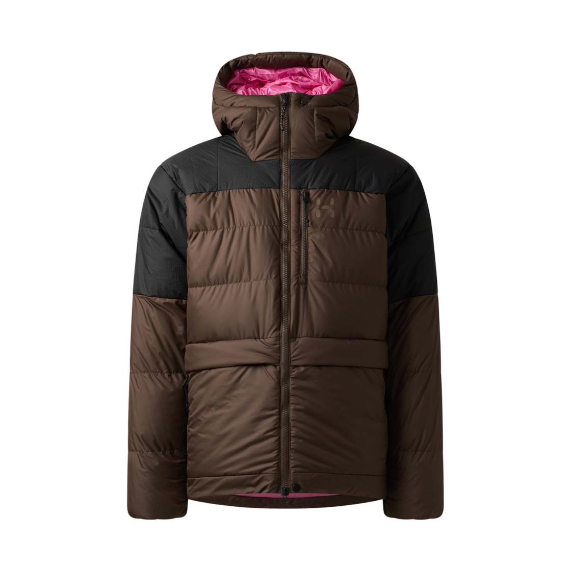 하글로프스 릭스그란센 다운 850 2 후드 우드랜드 브라운(Haglofs Riksgransen Down 850 II Hood Woodland Brown)