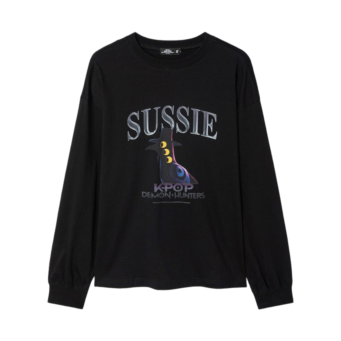 125941MX15 8seconds x KPop Demon Hunters Sussie Graphic LS T-Shirt Black