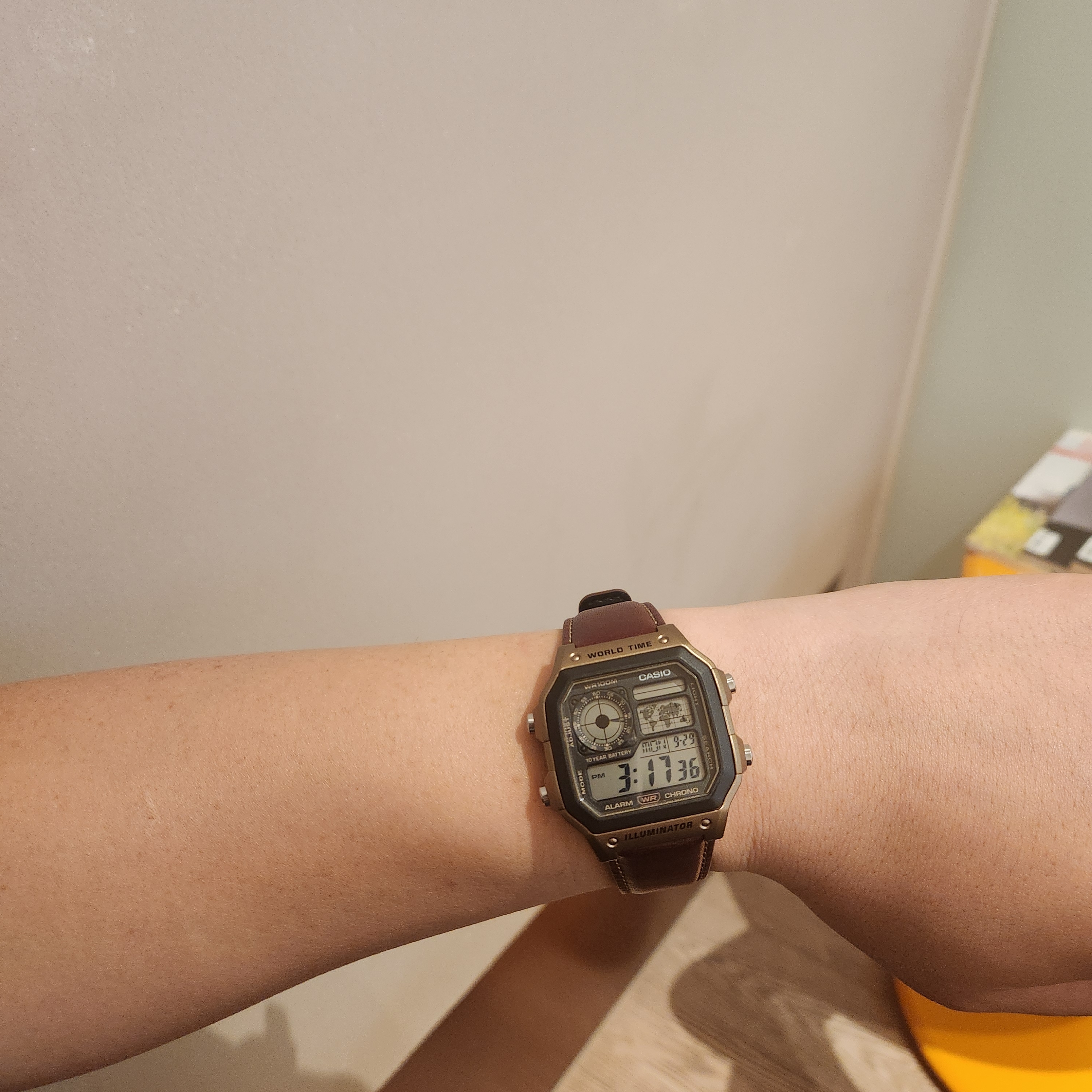 Casio AE-1200WHL-5AV 착용 스타일