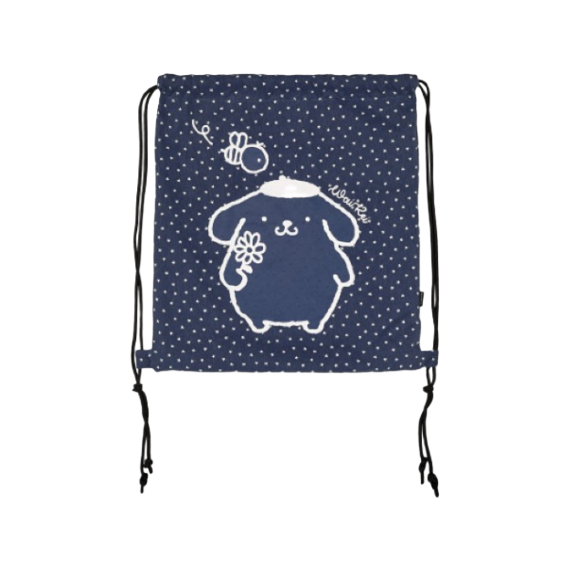 - Sanrio Pompompurin Star String Bag Navy