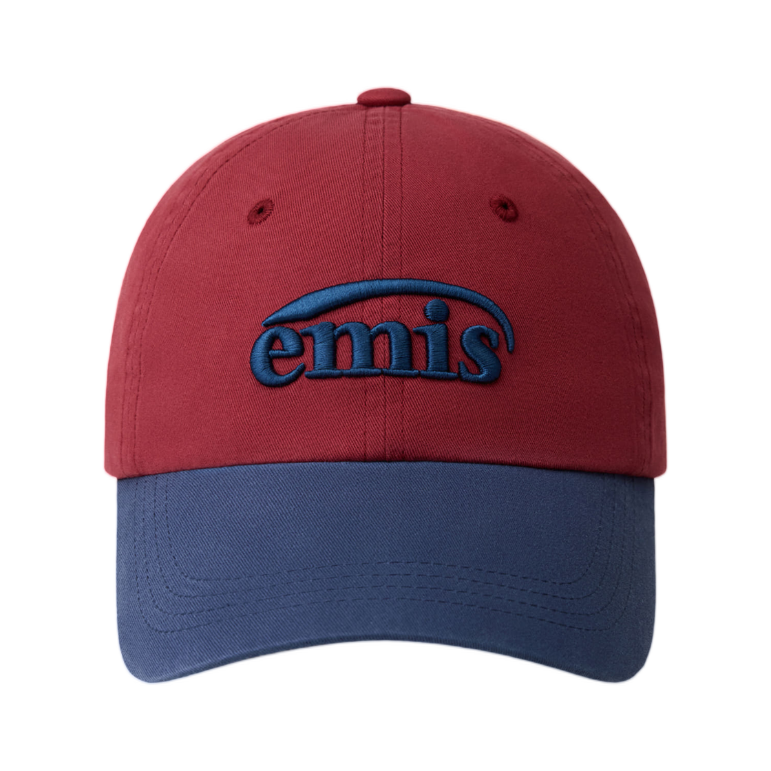 이미스 워시드 투 톤 볼 캡 레드(Emis Washed Two Tone Ball Cap Red) - 1
