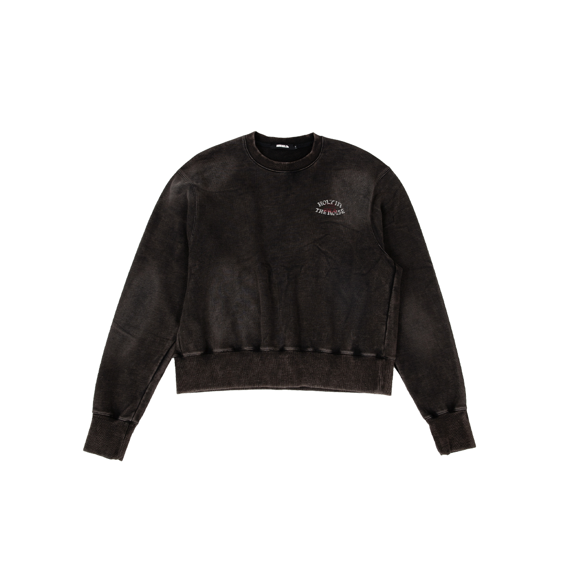 메아 빈티지 워시드 립 스웻셔츠 블랙(Mea Vintage Washed Lip Sweatshirt Black)