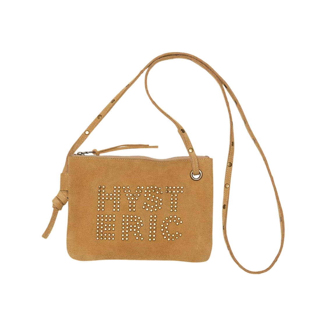 01253QB09 (W) Hysteric Glamour Logo Stud Sacoche Beige