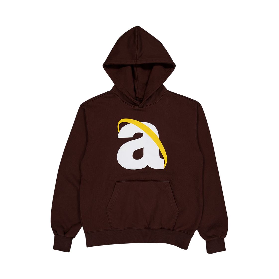아노트 에이넷 로고 헤비웨이트 후디 브라운(ANNOT A.NET Logo Heavyweight Hoodie Brown)