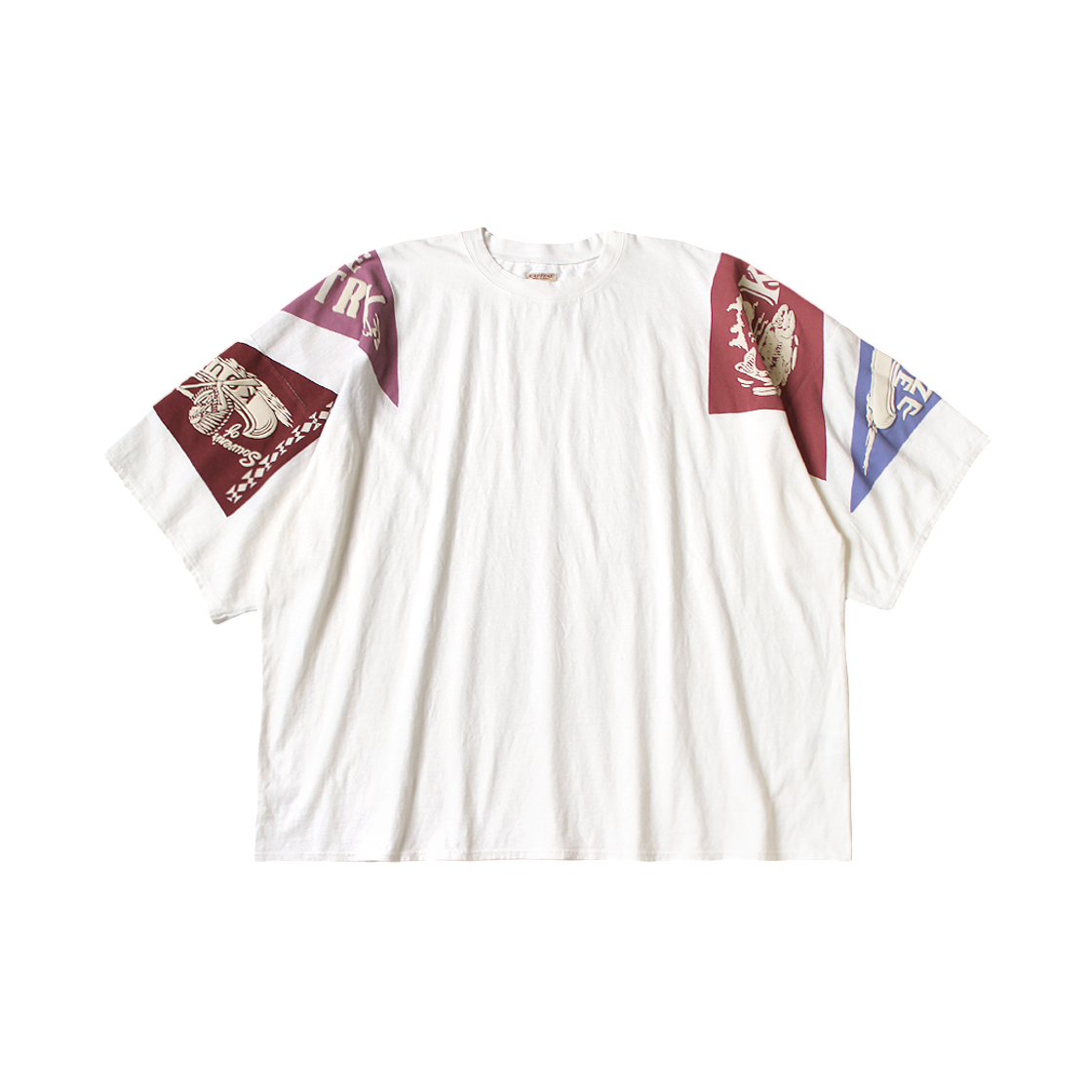 K2508SC010 Kapital 18.5 Jersey Huge-T-Shirt Pennant Yukon Purple