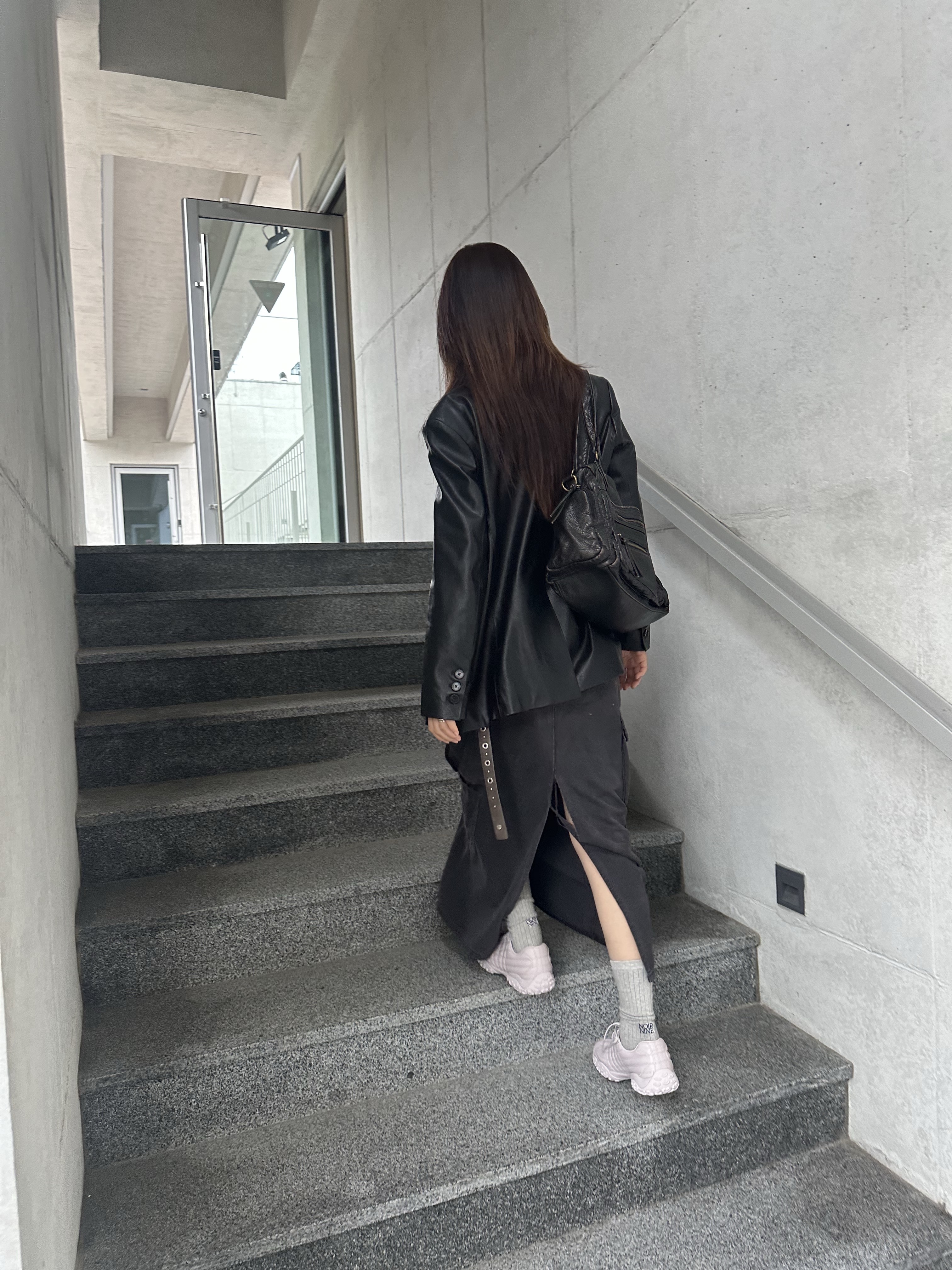 [6% 적립] FILA x MSCHF ECHAPPE LX Pink 착용 스타일 - 6