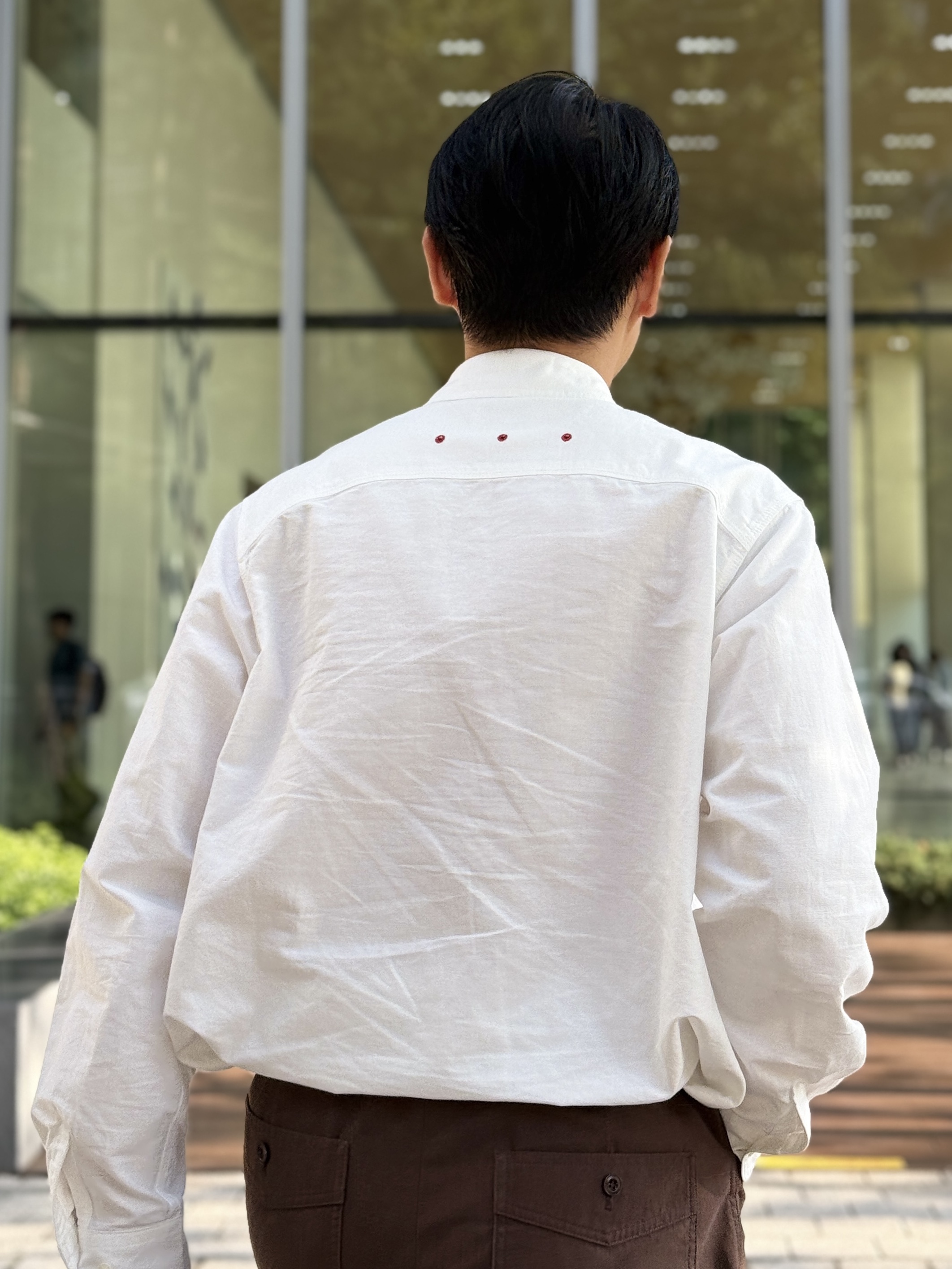 Alden 9901 Cordovan Plain Toe Blucher Oxford Black - D 착용 스타일 - 5