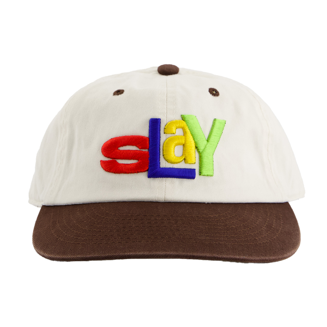 ant25cap010ibr ANNOT SLAY Washing Cap Ivory Brown