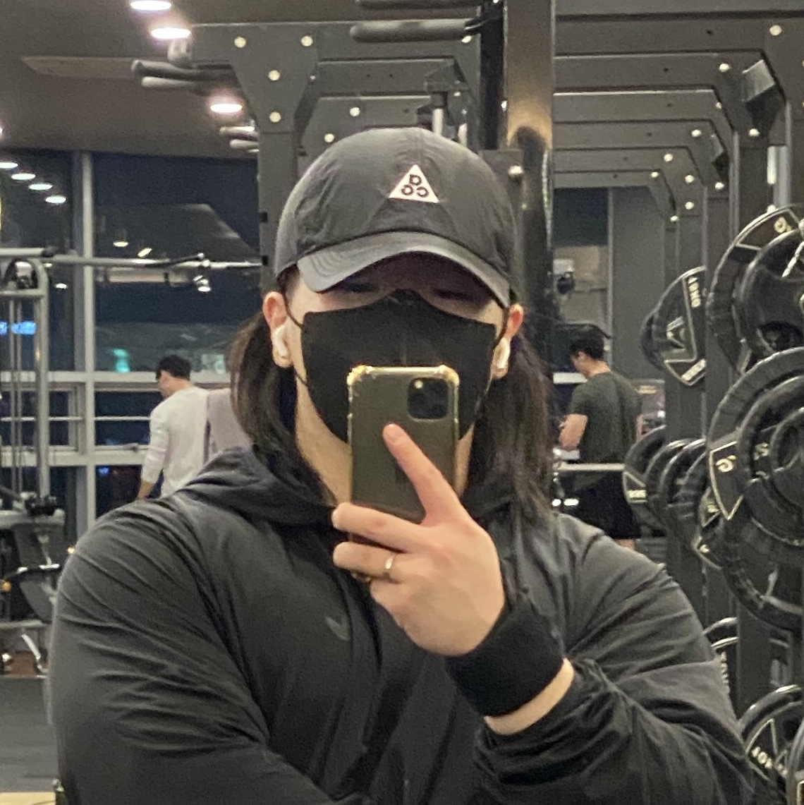 Nike ACG Trail Cap Black 착용 스타일