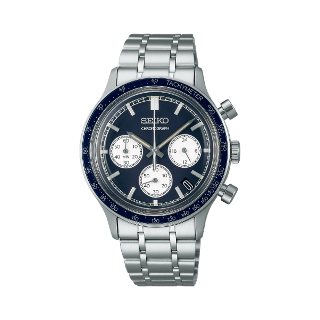 세이코 SSB477 38.7mm 스테인리스 스틸 다크 블루(Seiko SSB477 38.7mm Stainless Steel Dark Blue)