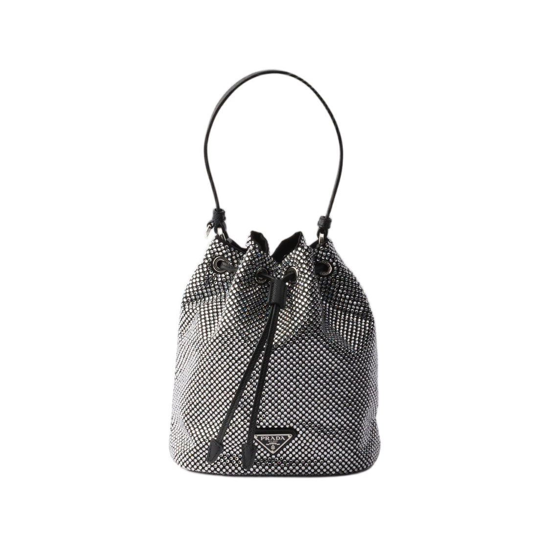 프라다 미니 크리스탈 스터드 사틴 백 크리스탈(Prada Mini Crystal-Studded Satin Bag Crystal) - 1