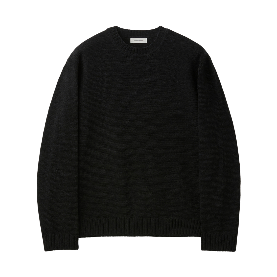C9WAW25801BKX Customellow Chenille Sweater Black