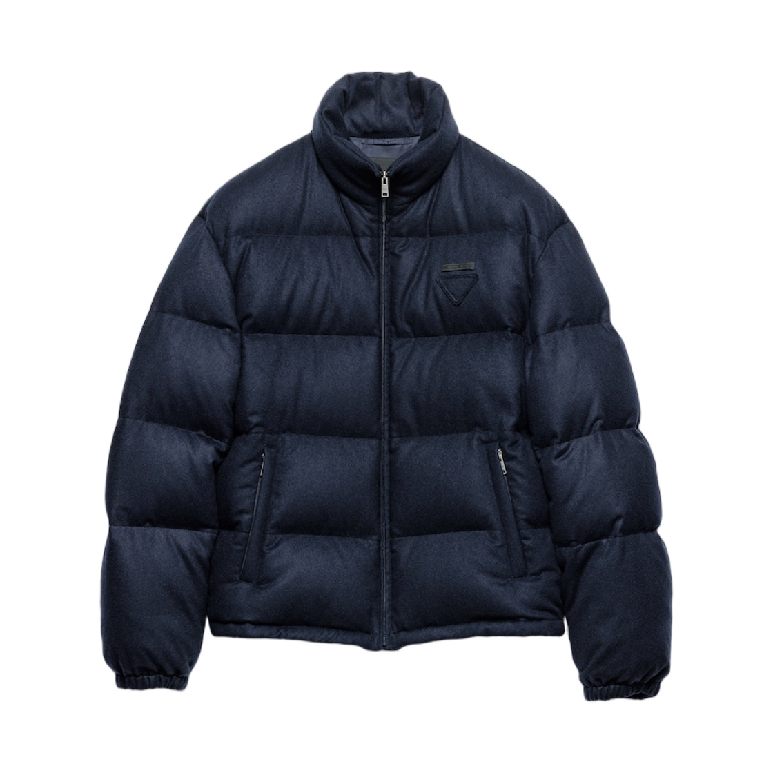 SGC921-17XT-F0008 Prada Medium-Weight Cashmere Down Jacket Navy
