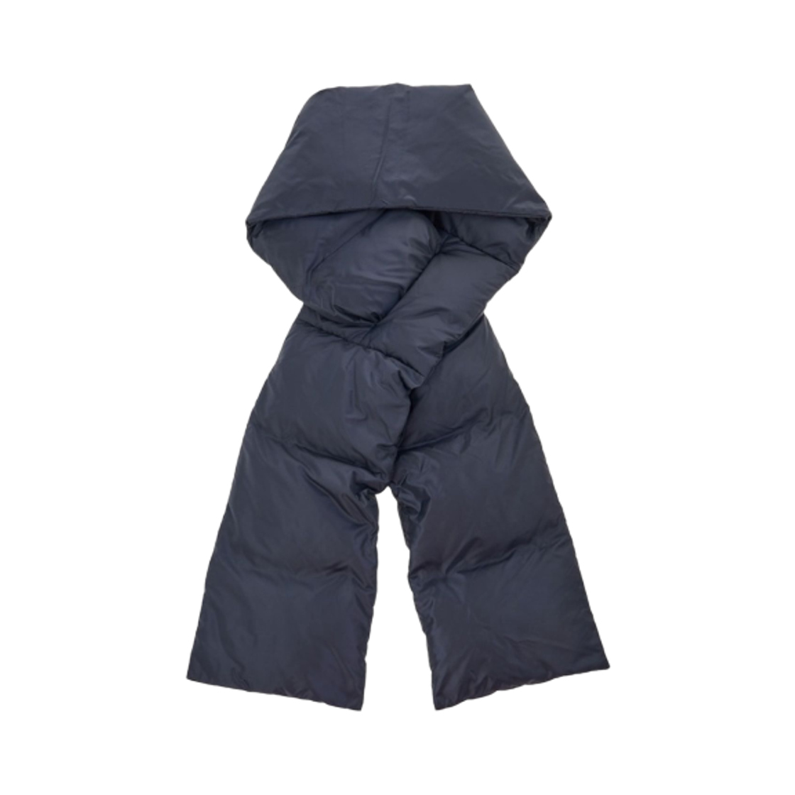 SEIPET-008 (W) Max Mara The Cube Seipet Scarf in Water-Repellent Technical Fabric Midnight Blue