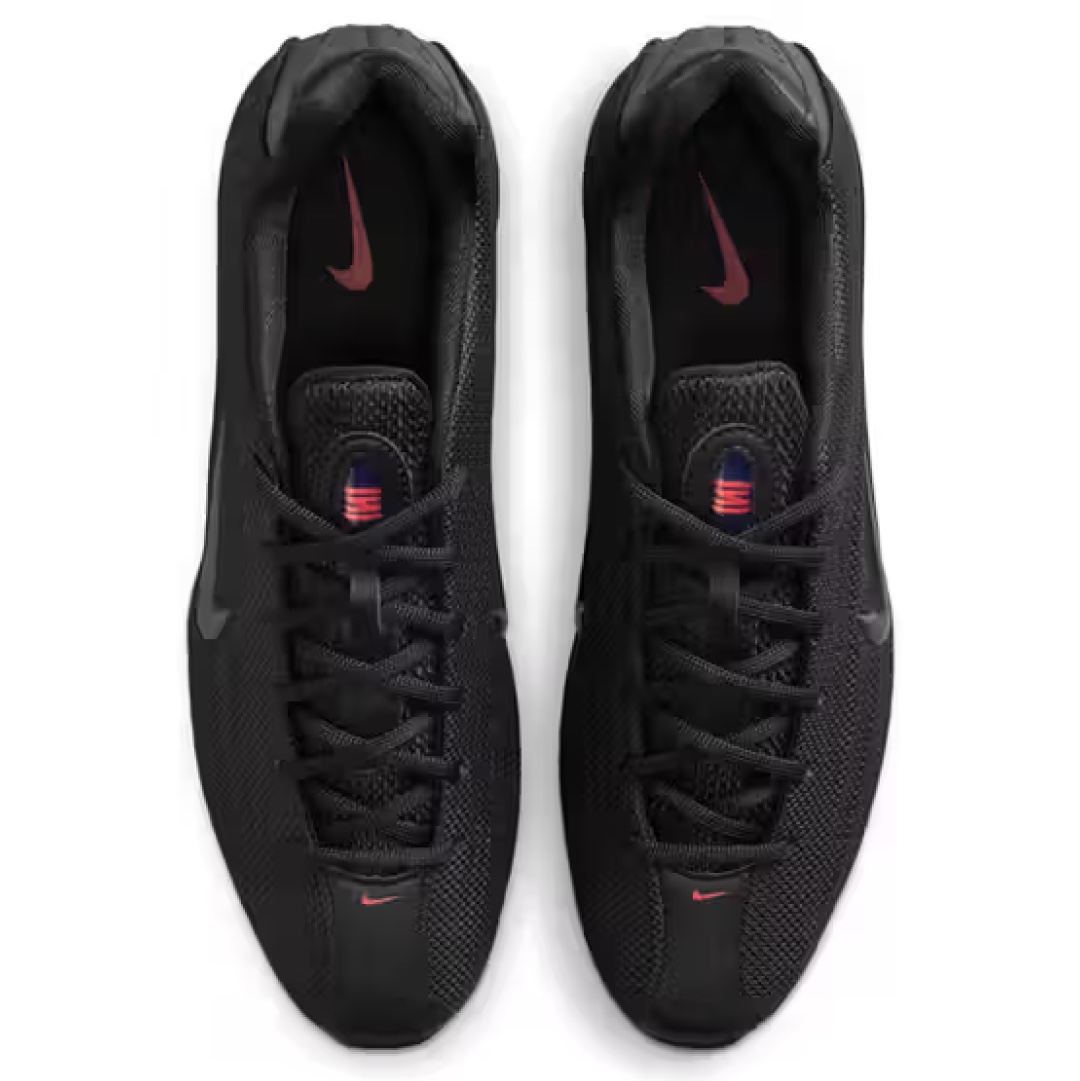 (W) Nike Shox Z Black University Red, (W) Nike Shox Z Dark Team Red Mystic Dates 착용 스타일 - 2