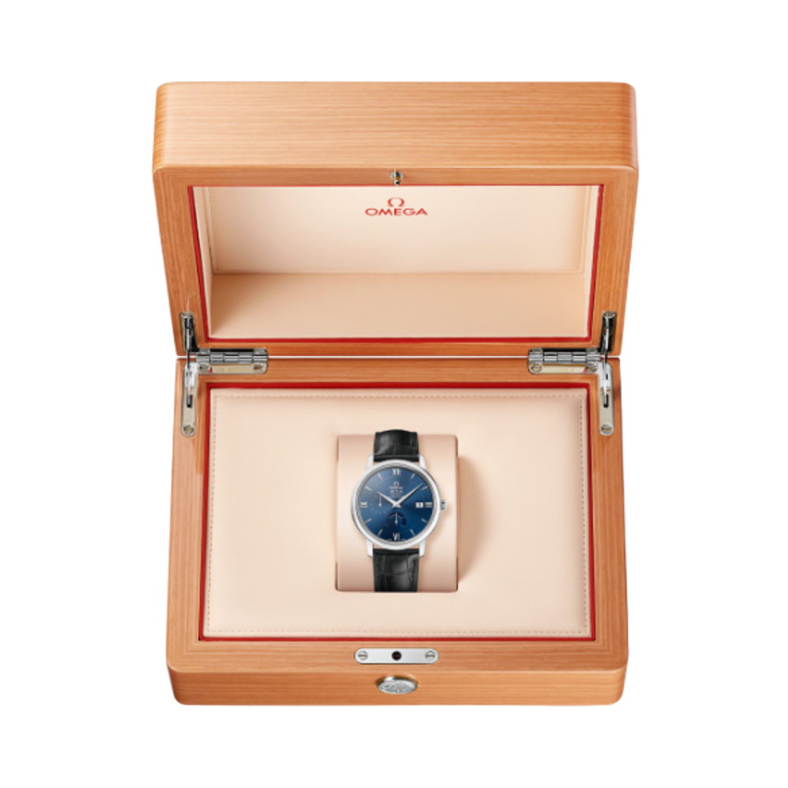 오메가 드 빌 프레스티지 코 엑시얼 크로노미터 39.5mm 스틸 블랙 블루(Omega De Ville Prestige Co Axial Chronometer 39.5mm Steel Black Blue) - 2