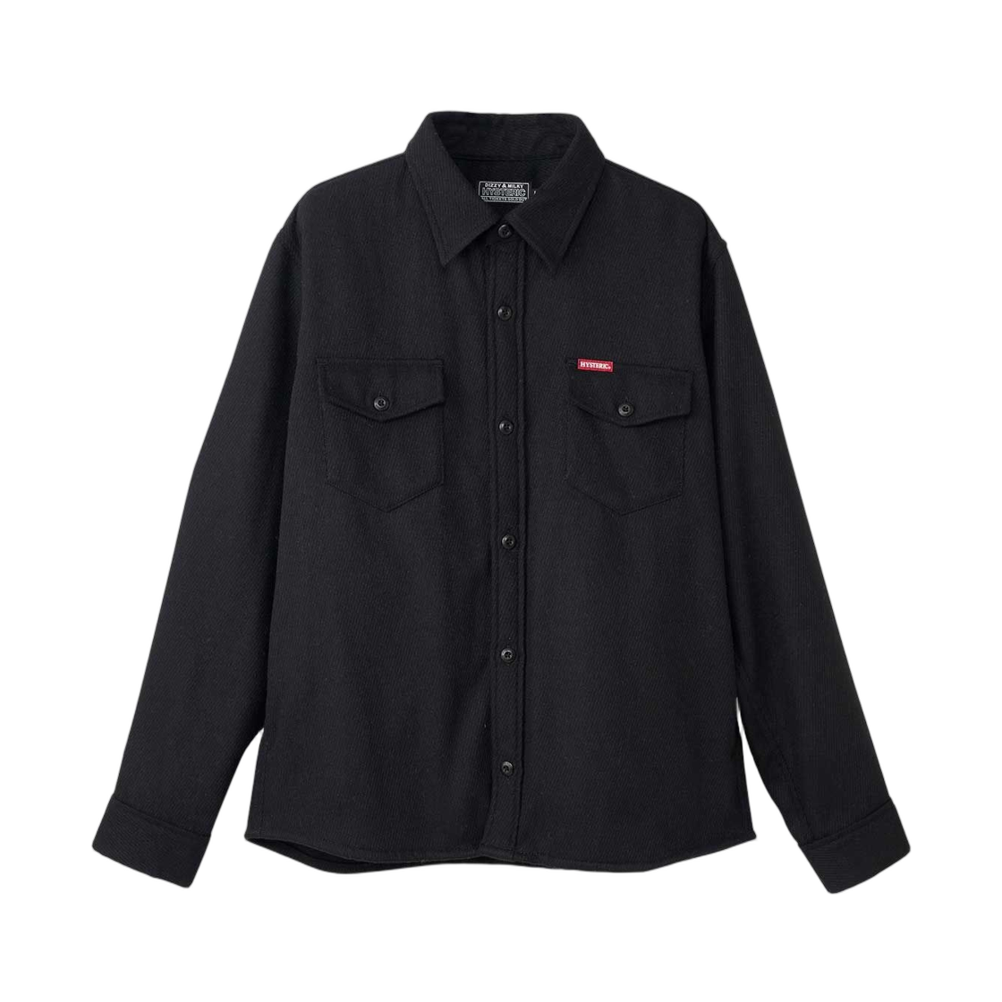히스테릭 글래머 스피드스터 자수 CPO 셔츠 블랙(Hysteric Glamour Speedster Embroidered CPO Shirt Black) - 1