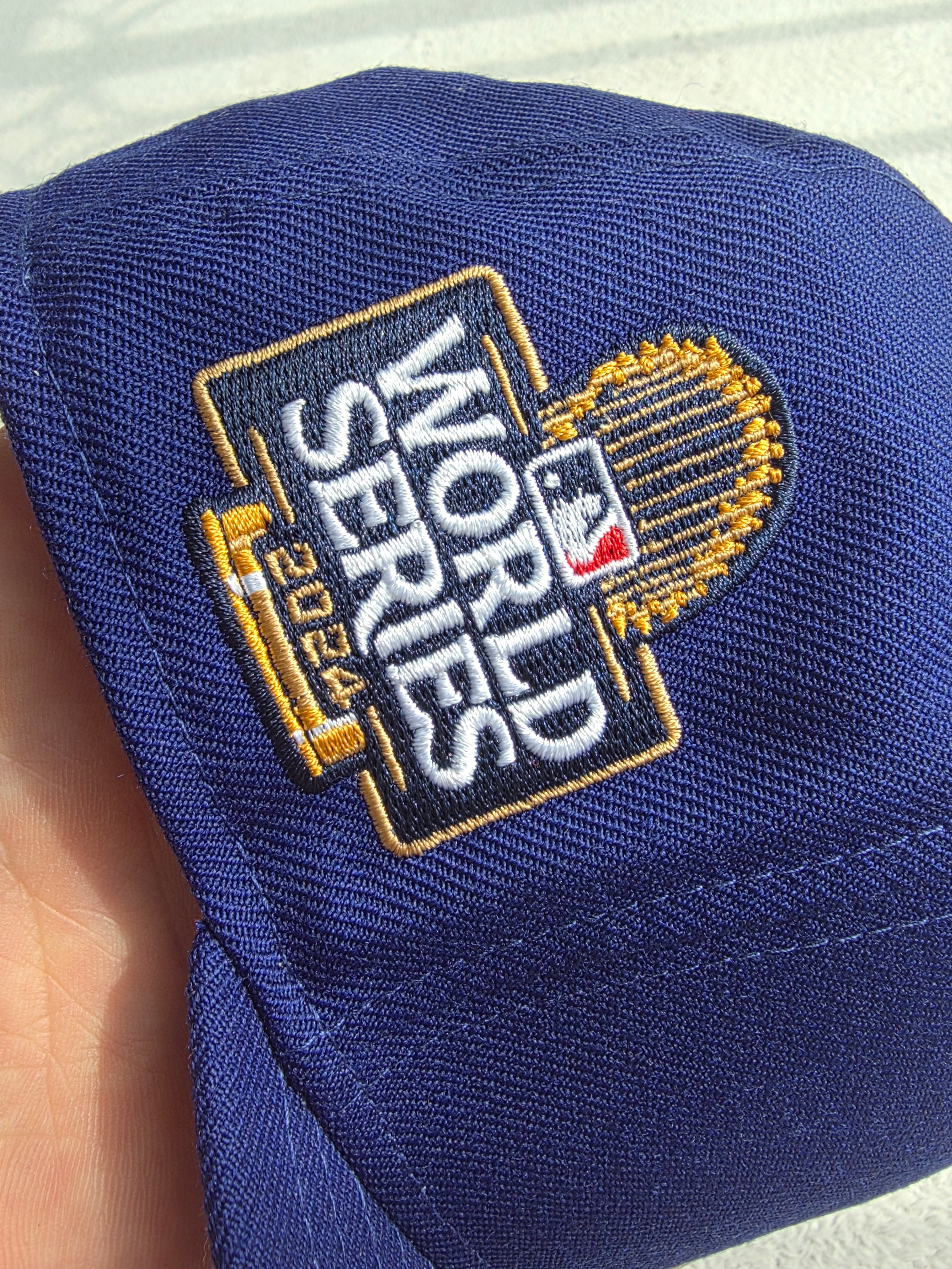 New Era x Fear of God 59FIFTY LA Dodgers Fitted Cap Blue 착용 스타일 - 2