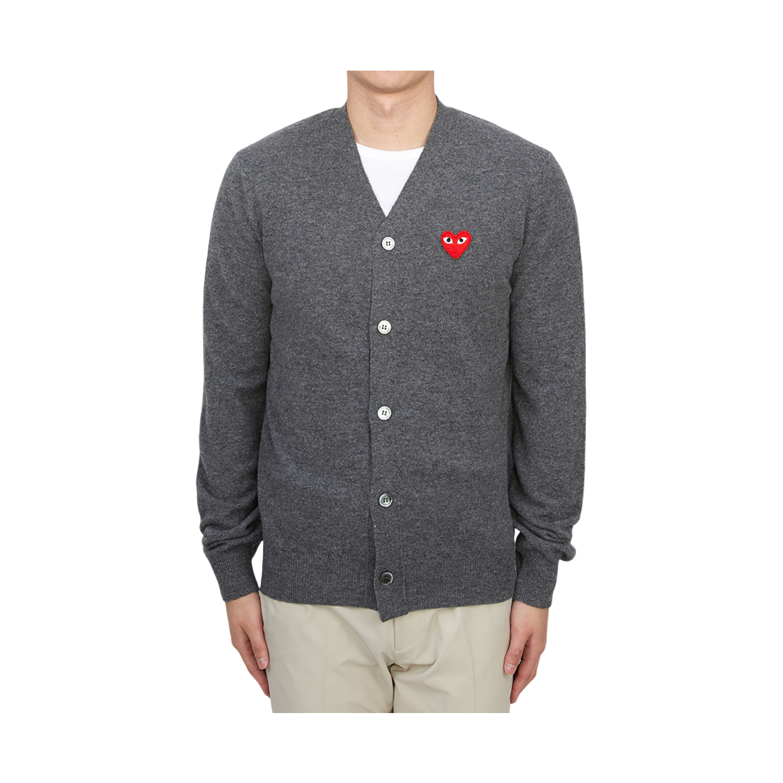 [15% 쿠폰] 꼼데가르송 레드와펜 가디건 그레이([15% 쿠폰] Comme Des Garcons Redwappen Cardigan Gray) - 2
