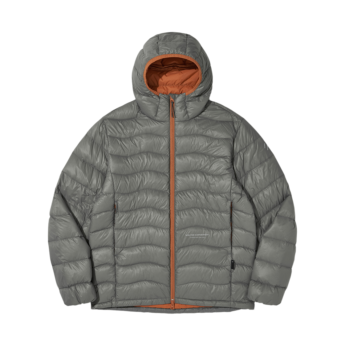 WBEWHD002GR WELTER EXPERIMENT Thermotrail Lightweight Pertex Down Jacket Gray