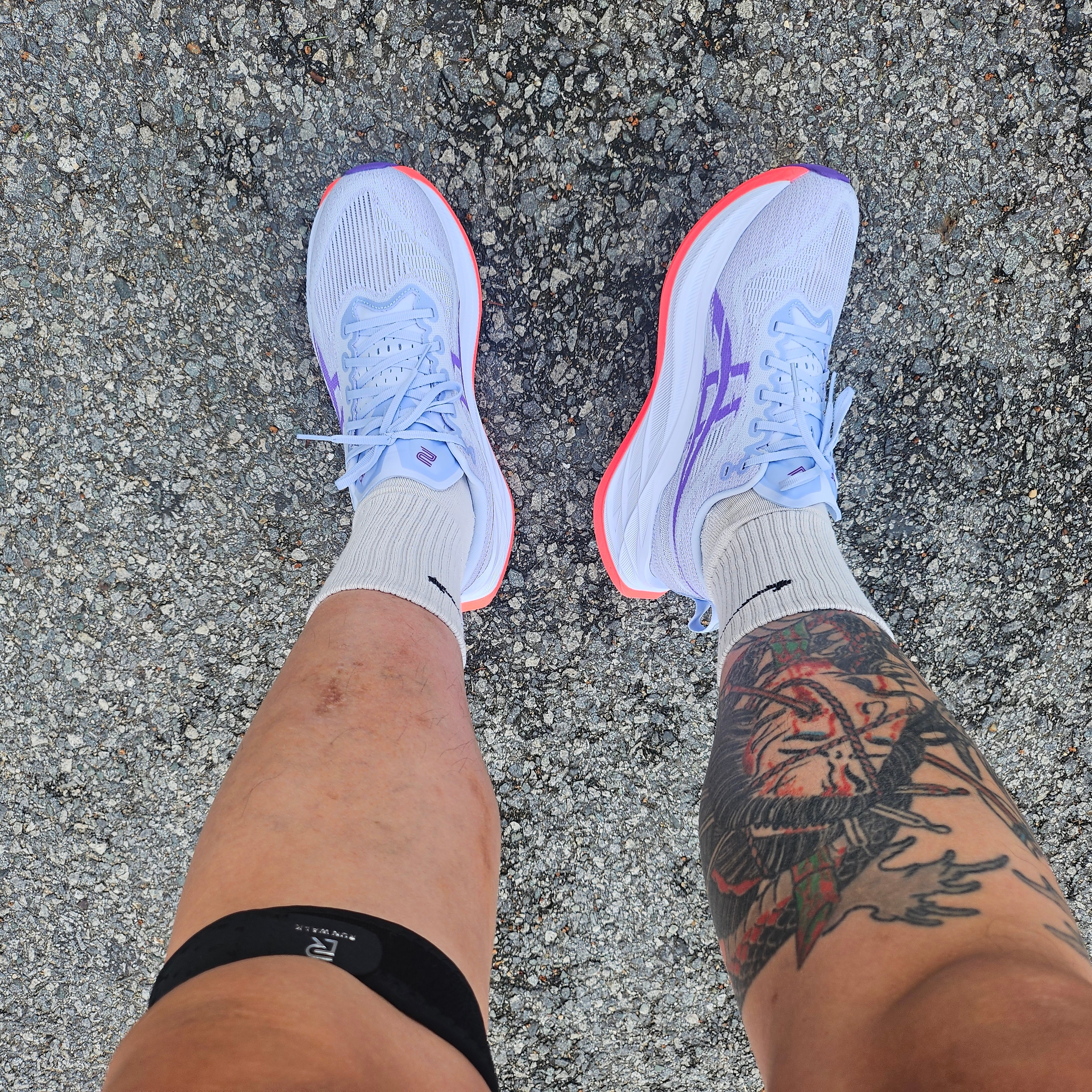 Asics Superblast 2 Blue Fade Edo Purple 착용 스타일 - 4