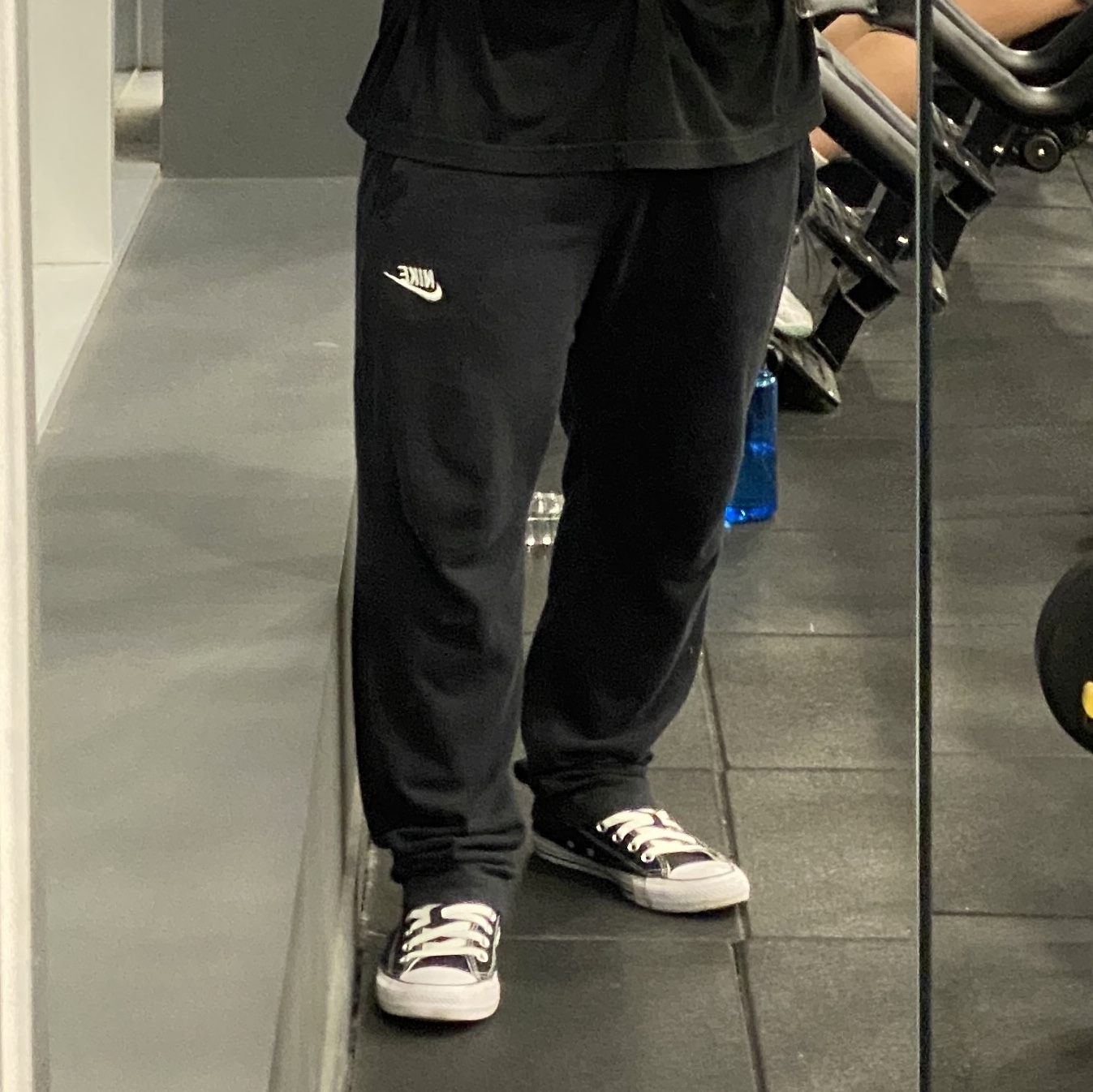 Nike NSW Club Open Hem Pants Black - US/EU 착용 스타일