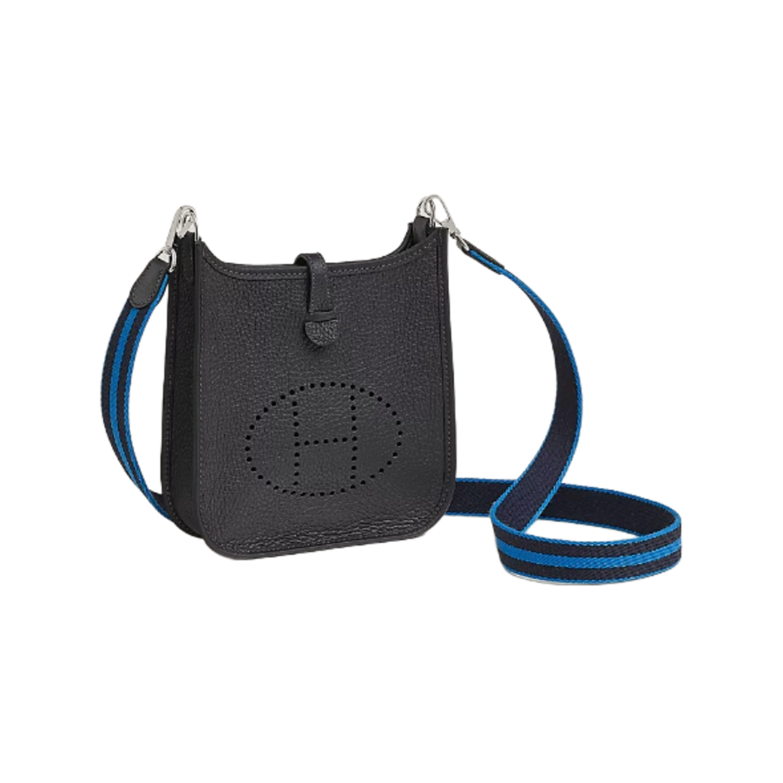 H084554CKAG Hermes Evelyne 16 Amazone Bag Taurillon & Palladium Caban Indigo Bleu Zanzibar