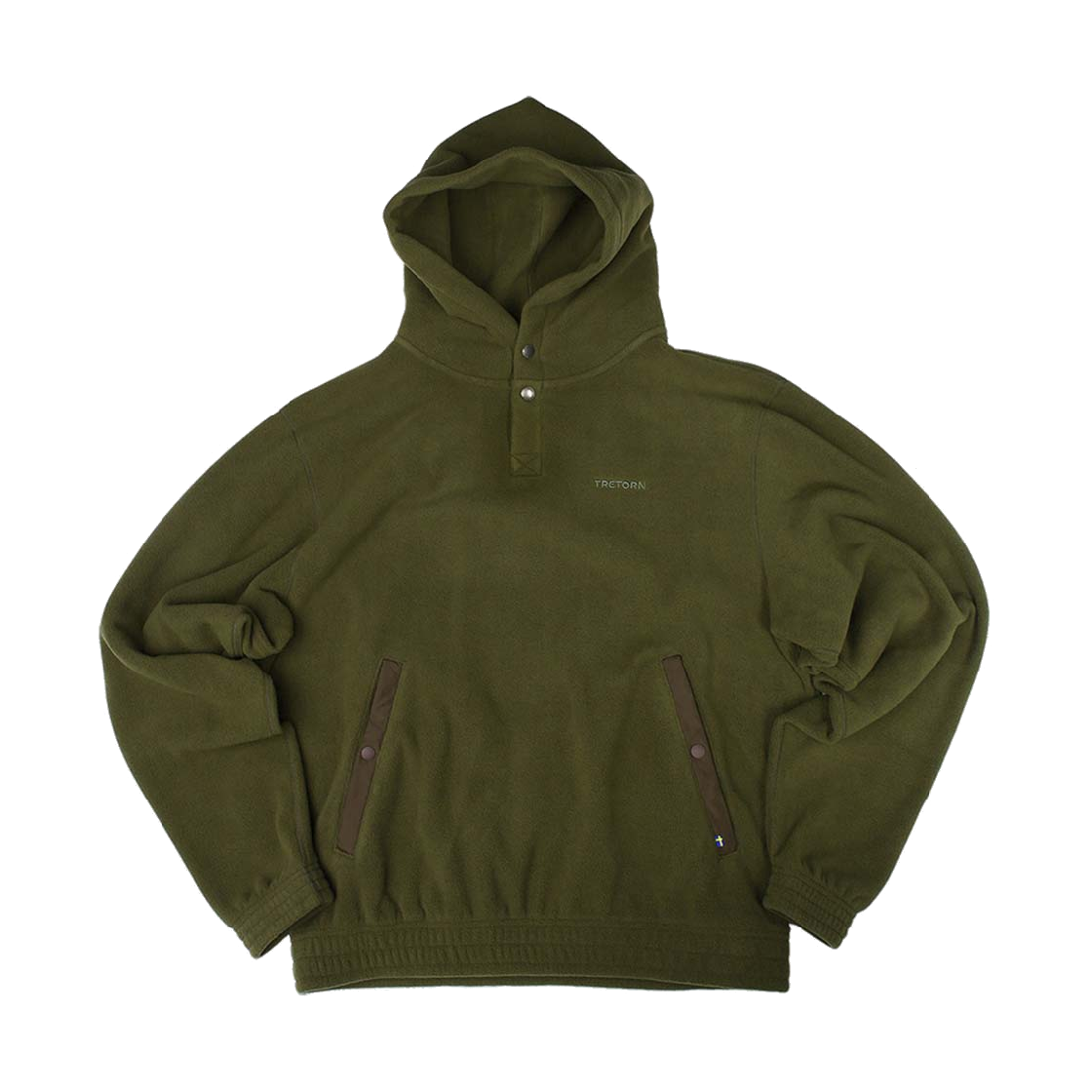 트레통 플리스 후드 올리브(Tretorn Fleece Hoodie Olive)