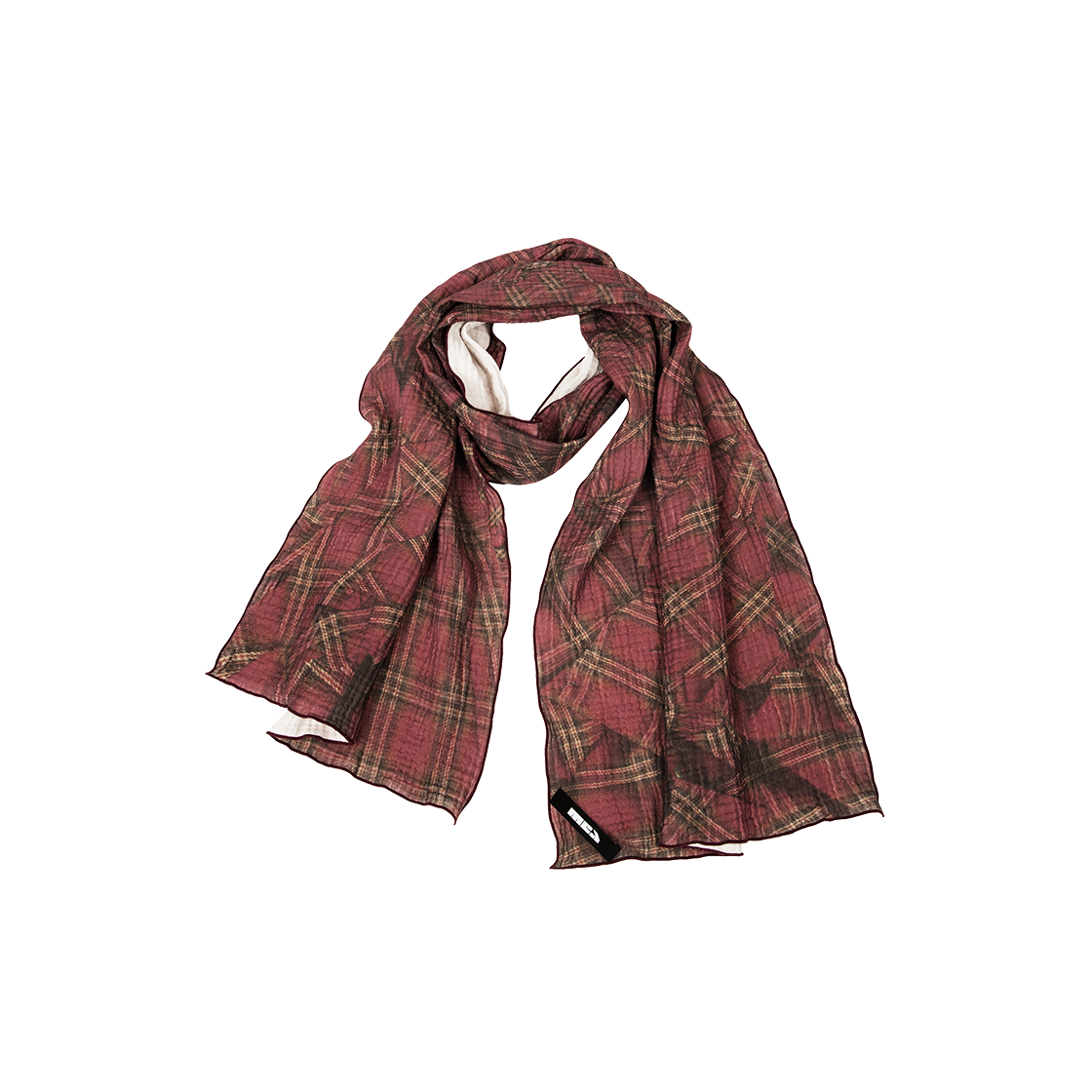 메아 셔츠 그래픽 스카프 레드(Mea Shirt Graphic Scarf Red)