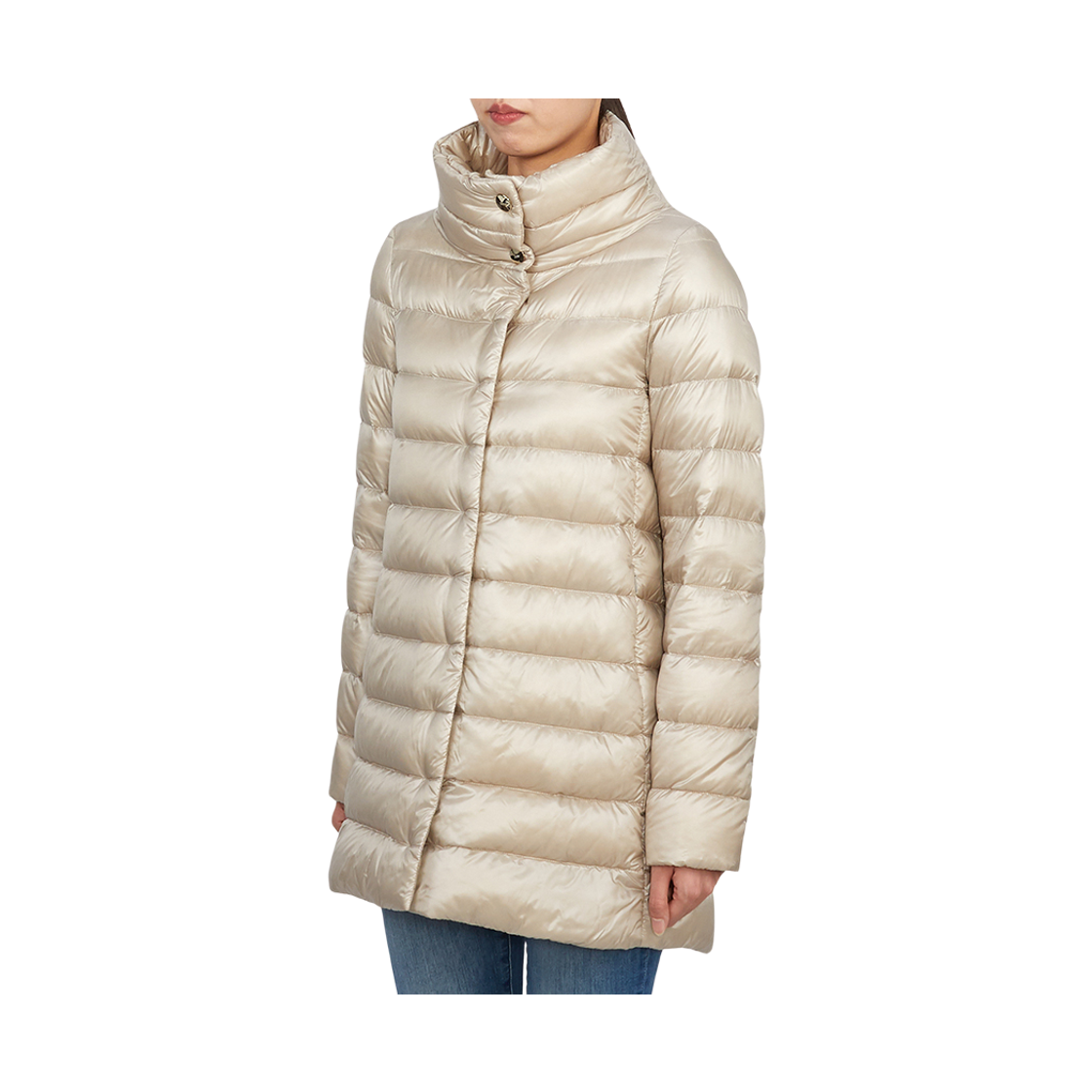 [15% 쿠폰] (W) 에르노 아멜리아 패딩 점퍼 베이지([15% 쿠폰] (W) Herno Amelia Padding Jumper Beige) - 4