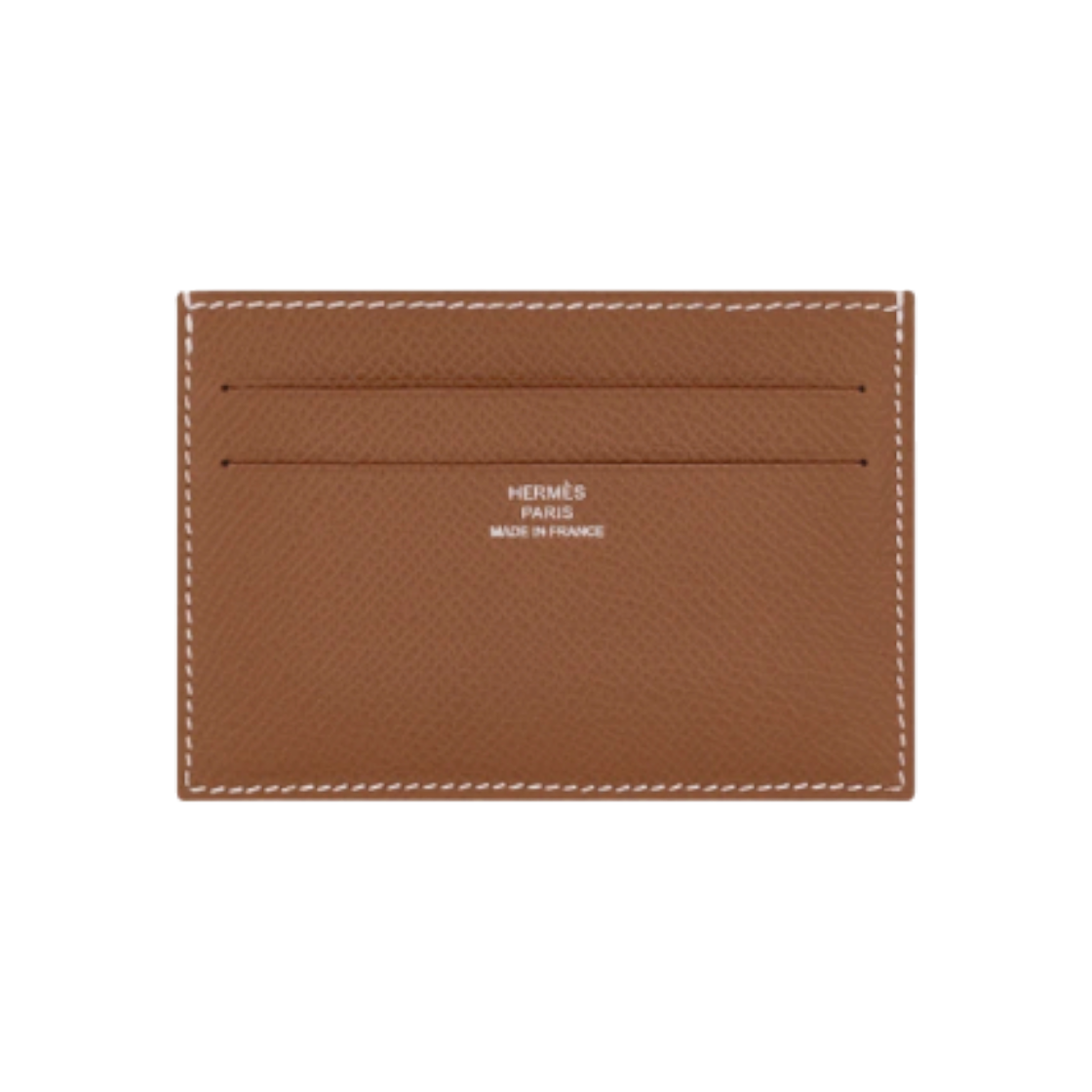 IT9MSEH55G9V Hermes Citizen Twill Card Holder in Gold with B Monogram