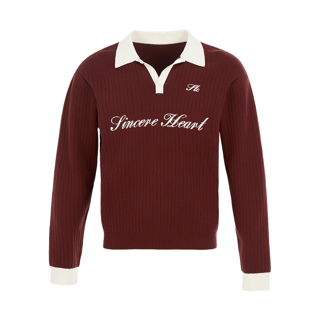 ST-25FW-PO-RD-09 STEEPC General Polo sweater Red