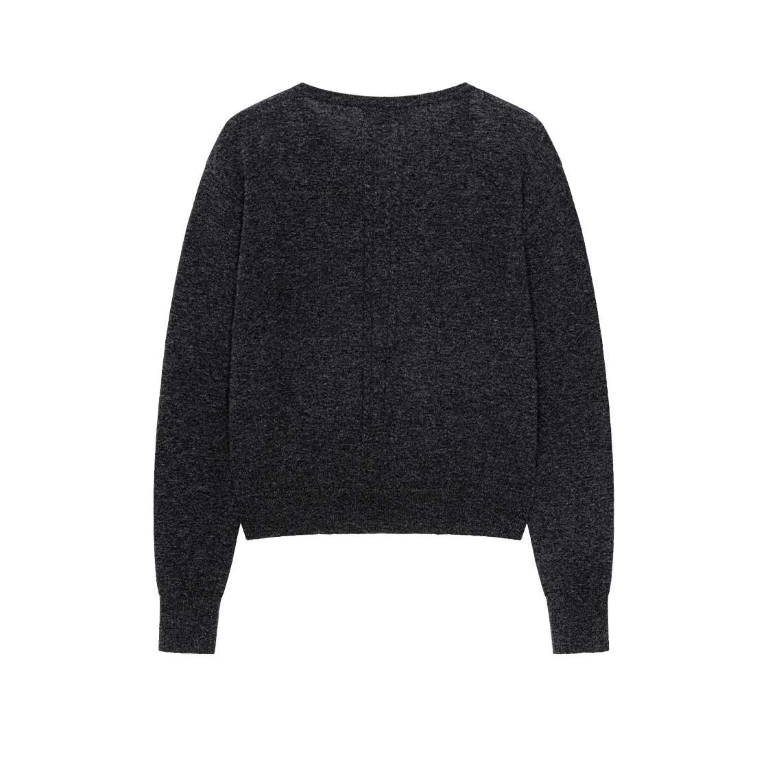 웨이비니스 로우 타이드 헨리넥 니트 차콜(Waviness Low Tide Henley Neck Knit Charcoal) - 2