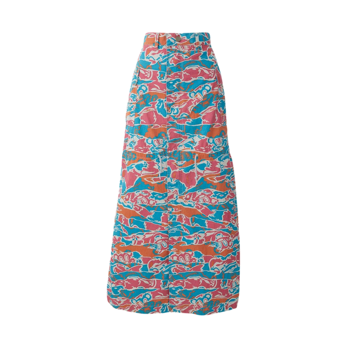 01253AK03 (W) Hysteric Glamour Military Long Skirt Multi