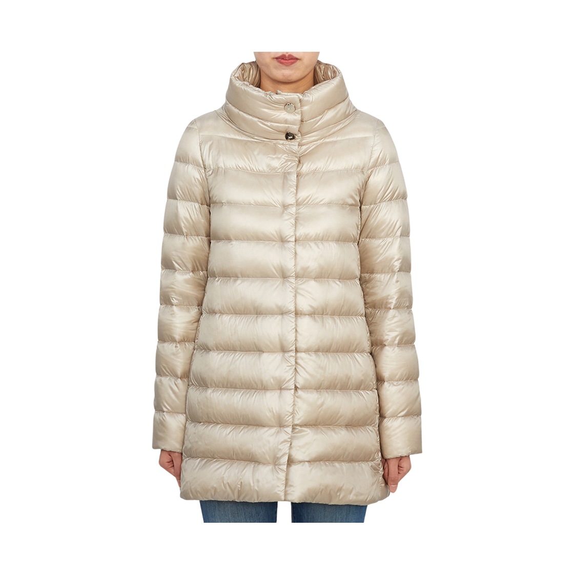 [15% 쿠폰] (W) 에르노 아멜리아 패딩 점퍼 베이지([15% 쿠폰] (W) Herno Amelia Padding Jumper Beige) - 2