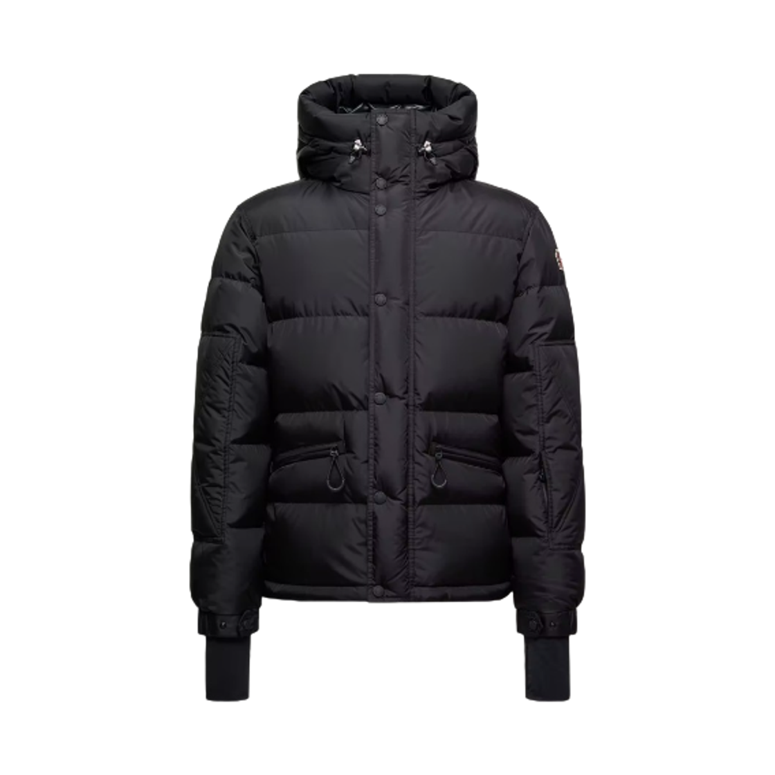K2-097-1A00023-595JN-999 Moncler Kasanka Hooded Down Ski Jacket Black - 25FW