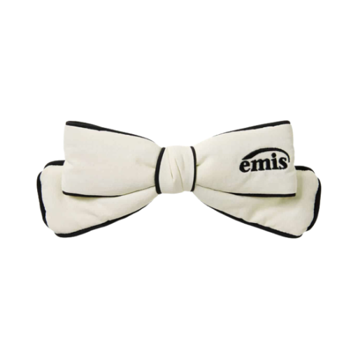 (W) 이미스 나일론 패디드 리본 헤어핀 아이보리((W) Emis Nylon Padded Ribbon Hairpin Ivory) - 1