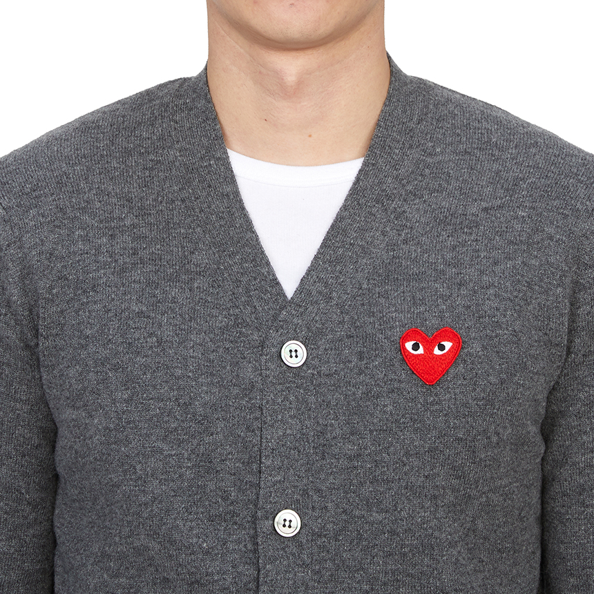 [15% 쿠폰] 꼼데가르송 레드와펜 가디건 그레이([15% 쿠폰] Comme Des Garcons Redwappen Cardigan Gray) - 6