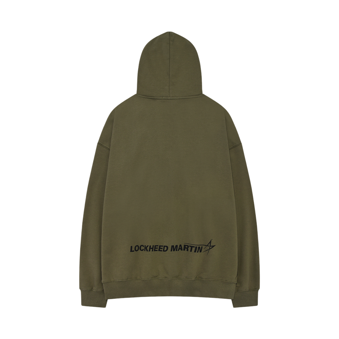록히드마틴 엘엠 로고 후드 컬러 블록 티셔츠 카키(LOCKHEED MARTIN LM Logo Hood Color Block TS Khaki) - 2