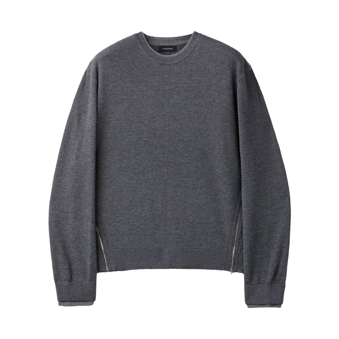 CWWAA25611GYX Customellow Layered Sweater Gray