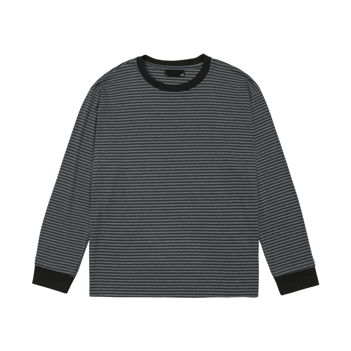 비피투디스오더 심볼 로고 스트라이프 티셔츠 차콜(BP2DISORDER Symbol Logo Stripe T-Shirt Charcoal)