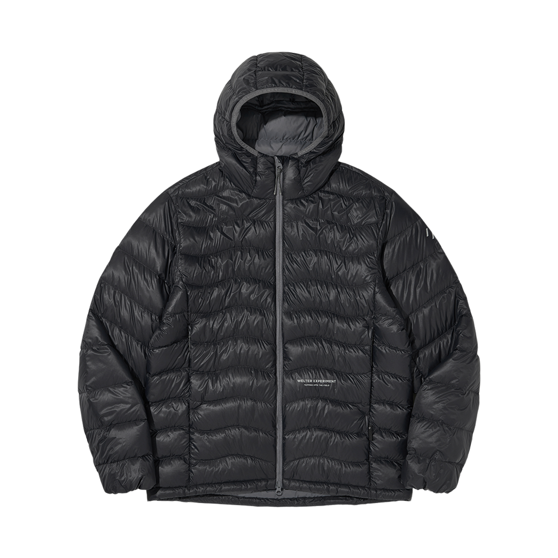 WBEWHD002BK WELTER EXPERIMENT Thermotrail Lightweight Pertex Down Jacket Black