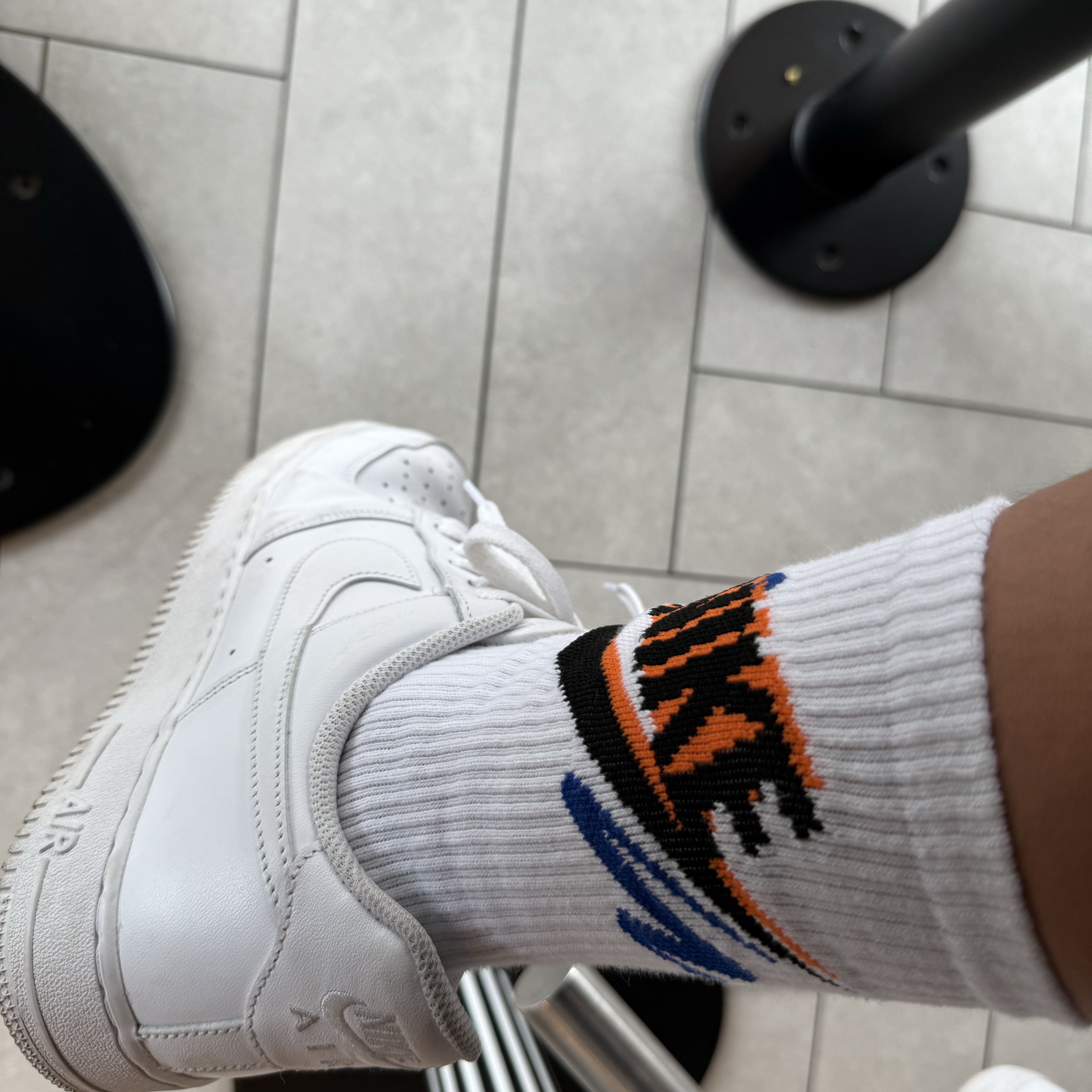 Nike Everyday Plus Crew Socks Multicolor (3 Pack/Korean Ver.) 착용 스타일
