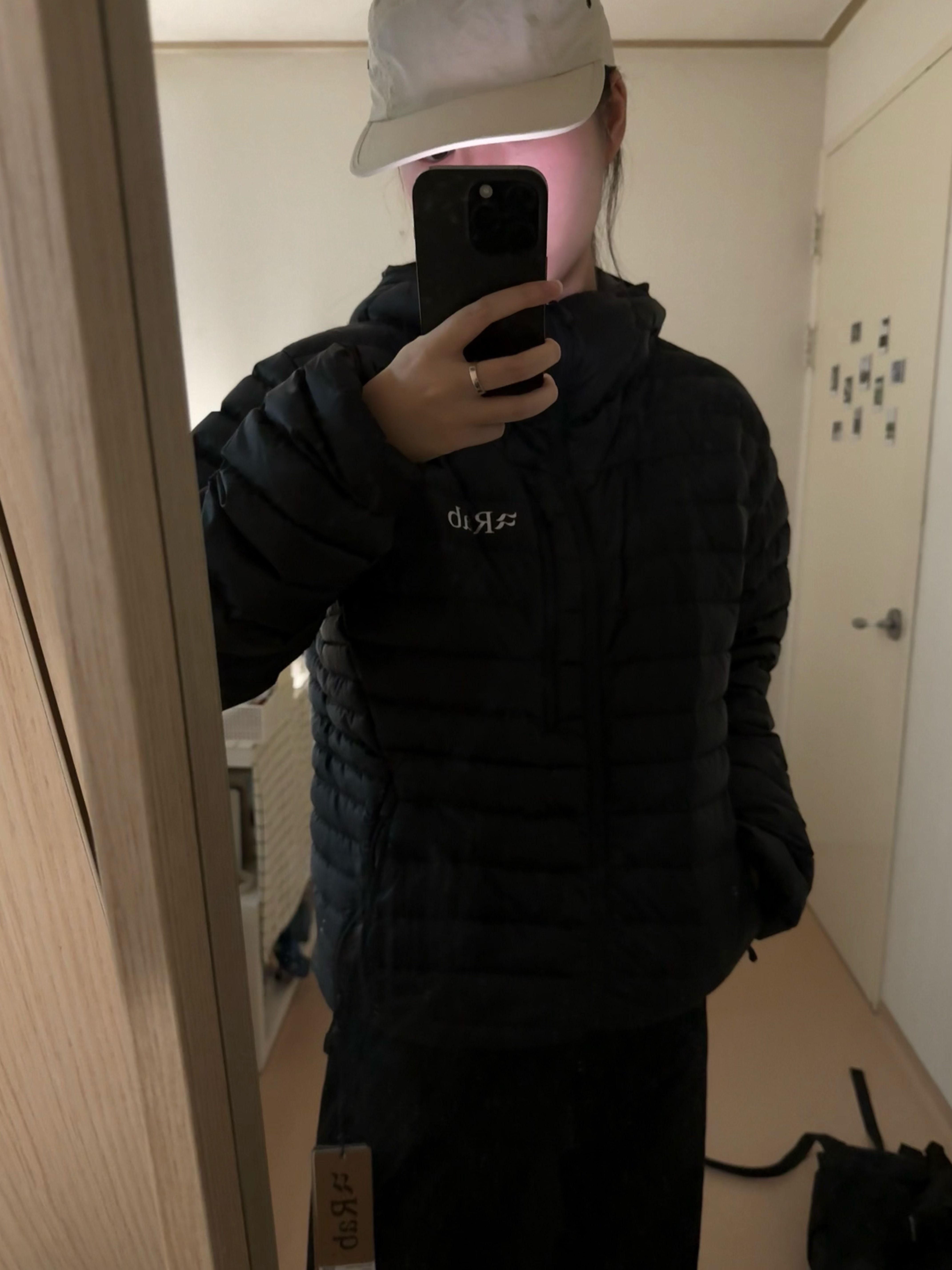 Rab Microlight Alpine Jacket Black 착용 스타일 - 1