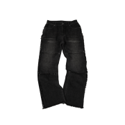Mea Vintage Bootcut Denim Pants Black