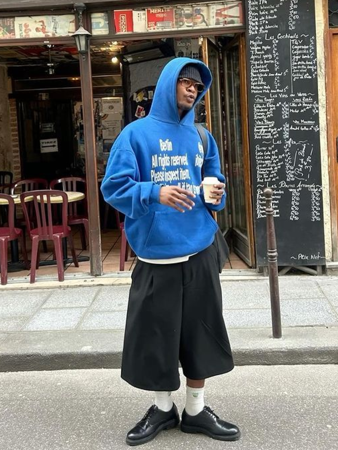 Adidas Adicolor Firebird Shorts Green White - KR Sizing, Adidas Adicolor Classic Beckenbauer Track Top Night Indigo - KR Sizing 착용 스타일 - 3